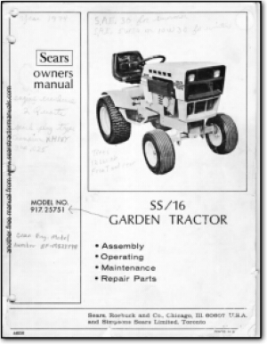 Sears discount tractor service